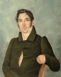 Rop giyen bir adamın portresi Poltoratsky, 1820