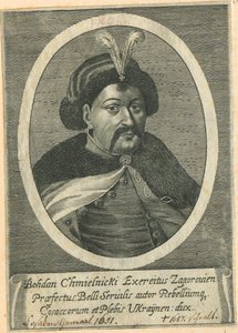 Ukrayna Kazak Hetman portresi Bohdan Khmelnytsky 1595-1657 by Unbekannt