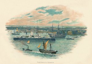 Portsmouth Limanı, c1890 by Unbekannt