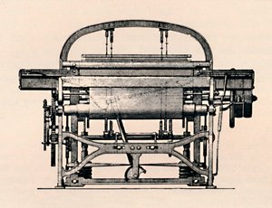Power Loom Önden Görünüm, 1836, 1904 by Unbekannt