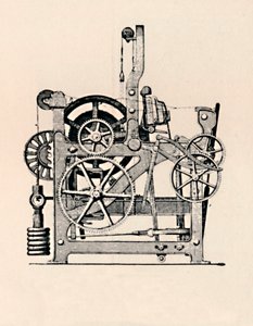 Power Loom Yan Görünüm, 1836, 1904 by Unbekannt