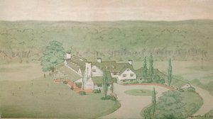 Oakland Golf Kulübü için ön çalışma, Bayside, New York, 1925 by Unbekannt