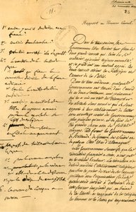 Konkordato hazırlık notları, 22 Kasım 1800, 1921. by Unbekannt