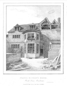Prince Ruperts Evi, Beech Lane, Barbican, 1800 by Unbekannt