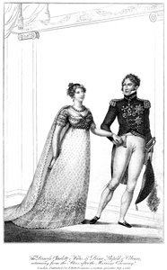 Prenses Charlotte ve Prens Leopold, 1816 by Unbekannt
