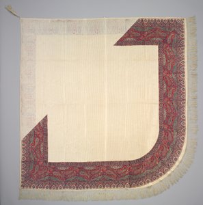 Baskılı İpek Devir Şal, 1835-1840. by Unbekannt