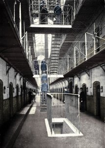 Akşam yemeğine giden mahkumlar, Wormwood Scrubs Hapishanesi, Londra, c1903 1903 by Unbekannt