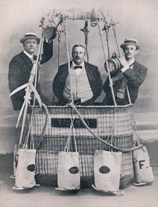Profesör Huntingdon, Bay Frank Hedges Butler ve Hon. CS Rolls, 1906 by Unbekannt