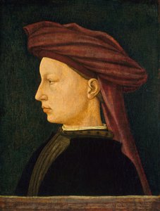Genç Bir Adamın Profil Portresi, 14301450. by Unbekannt