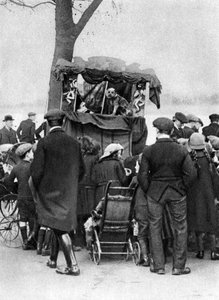 Punch ve Judy gösterisi Putney, Londra, 1926-1927 by Unbekannt