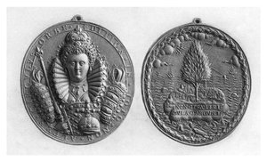 Kraliçe I. Elizabeth madalyası, 16. yüzyıl, 1896 by Unbekannt