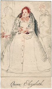 İngiltere Kraliçesi I. Elizabeth, 1533-1603 by Unbekannt