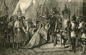 Kraliçe Phillippa Calais Vatandaşları İçin Aracılık Eder, 1347, 1890. by Unbekannt