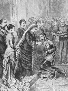 Afgan ve Zulu savaşlarına katılan Kraliçe Victoria dekorasyon görevlileri...8 Aralık 1879, 1901. by Unbekannt