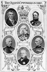 Kraliçe Victorias komutanları baş, 1901 by Unbekannt