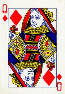 Goodall & Son Ltd. iskambil destesinden Queen of Diamonds, c1940 by Unbekannt