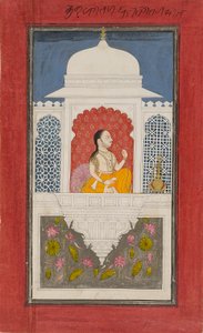 Raja Sagat Singh bir pavyonda, c1750 by Unbekannt
