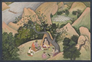 Rama, Sita ve Lakshmana, Bharadvaja İnziva Yeri