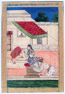 Ramkali Ragini, Ragamala Albümü, Rajasthan Okulu, 19. yüzyıl by Unbekannt