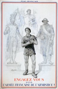 Fransız Ateşkes Ordusu için askere alma afişi, 1940-1942 by Unbekannt