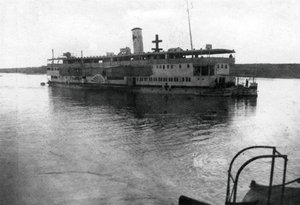 Kızıl Haç nehir teknesi Dicle Nehri