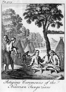 Nisovyalı Tunguzyalıların Dini Törenleri, c1748 by Unbekannt