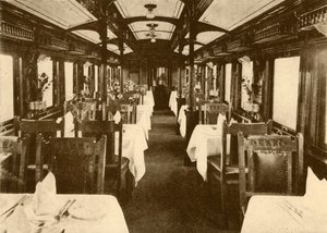 Uzun Mesafe Treninde Restoran Arabası, Güney Afrika Demiryolları, 1930. by Unbekannt