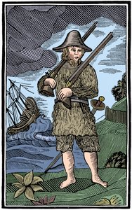 Robinson Crusoe, kitapçık kesimi, 18. yüzyıl 1964 by Unbekannt