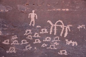 Inchalt, GHAT, LİBYE'deki kaya resimleri by Unbekannt