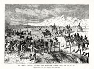 Rodeo, Güney Amerika, 1877 by Unbekannt