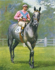 Rogerstone Kalesi, Jokey: E. C. Elliott, 1939 by Unbekannt