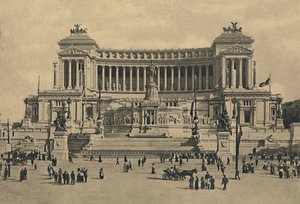 Roma - Piazza di Venezia. Victor Emmanuel II Anıtı, 1910. by Unbekannt