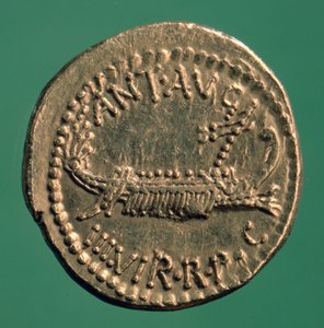 Roma parası, Marc Antony Lejyoner Denarius, MÖ 32-1 by Unbekannt