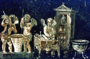 Roma duvar resmi, Vettii Evi, Pompeii, İtalya by Unbekannt