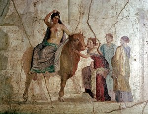 Avrupa Tecavüzünün Roma duvar resmi, Jason Evi, Pompeii, İtalya by Unbekannt