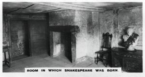 Shakespeare'in doğduğu oda, 1920'ler by Unbekannt