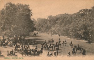 Rotten Row, Londra, c1900 by Unbekannt