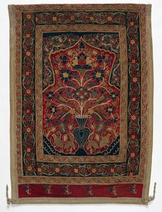Bir panel B, 1834-1848 ile Muhammed Şah duvar paneli için yapılmış Kraliyet Yuvarlak Çadır. by Unbekannt