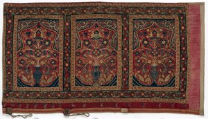 Üç panel A, 1834-1848 ile Muhammed Şah duvar paneli için yapılmış Kraliyet Yuvarlak Çadır. by Unbekannt