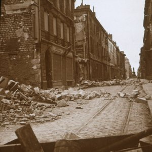 Rue Ceres, Reims, kuzey Fransa, c1914-c1918. by Unbekannt