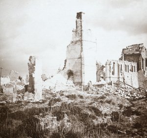 Harap kilise, Chauny, kuzey Fransa, c1914-c1918 by Unbekannt