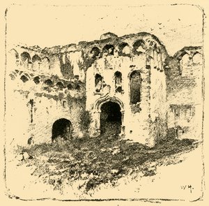 Piskoposluk Sarayı Harabeleri, 1898. by Unbekannt