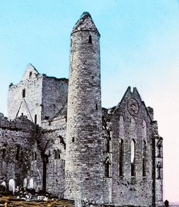 Cashel Co., Tipperary, c1910 Kayalığındaki Harabeler by Unbekannt