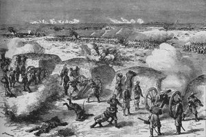 Bir Türk Tabyasına Rus Saldırısı, 1902 by Unbekannt