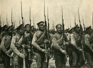 Rus askerleri, Birinci Dünya Savaşı, 1914, c1920. by Unbekannt