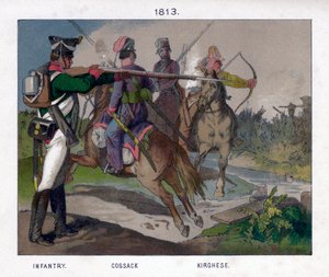 1813 19. yüzyılın Rus askerleri by Unbekannt