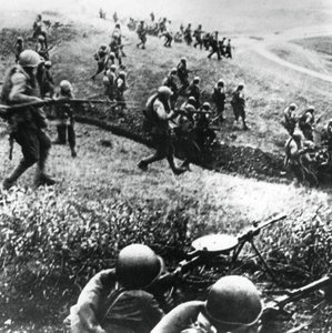 Rus birlikleri karşı saldırıda, Mozdok bölgesi, Kuzey Kafkasya, Eylül 1942 by Unbekannt