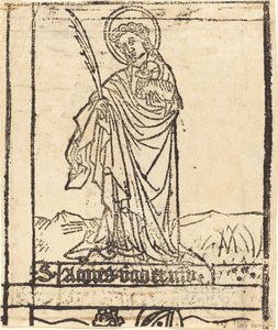 Aziz Agnes [verso], muhtemelen 14601480. by Unbekannt