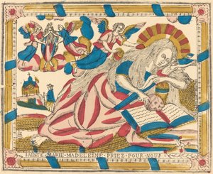 Aziz Mary Magdalene Bizim İçin Dua Edin, c. 1820. by Unbekannt