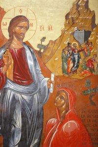 Jean-Marie Vien tarafından Sainte Marthe de Tarascon manastırıLazarus